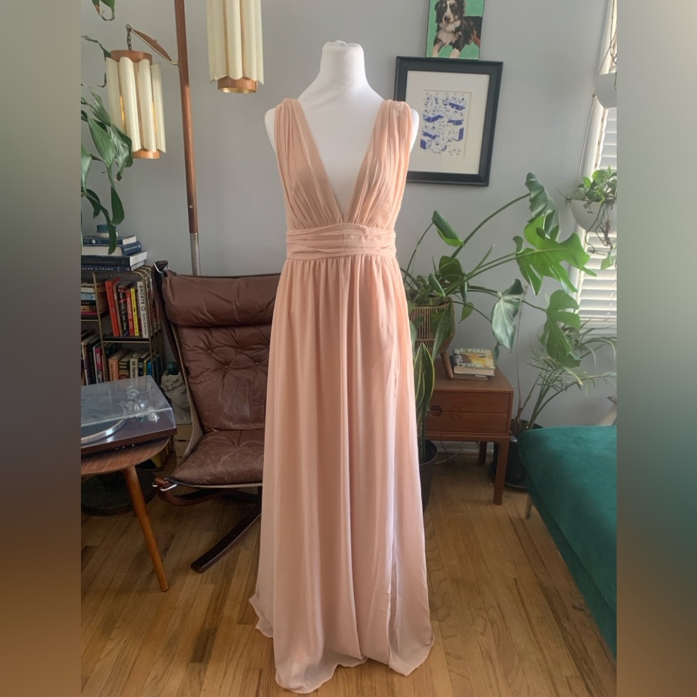 Lulu's Heavenly Hues Blush Maxi Dress